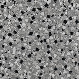 Granite flake blend swatch — black, white, and gray flake
